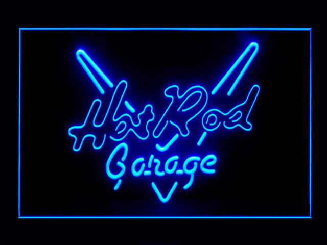 Hot Rod Garage LED Light Sign